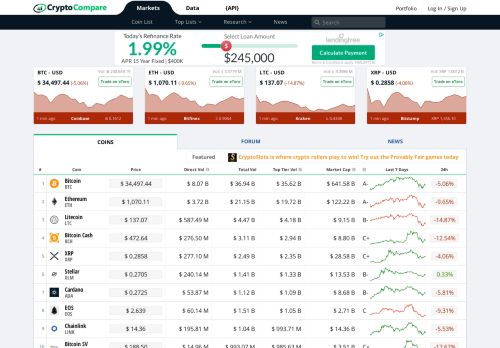 cryptocompare.com