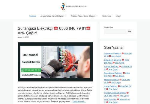 istanbulunelektrikcisi.com