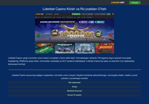 liderbetcasino.com