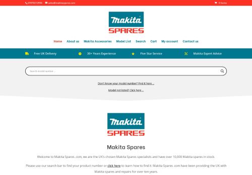 makitaspares.com