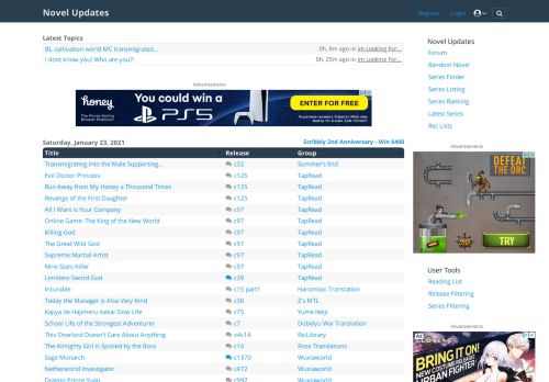 novelupdates.com